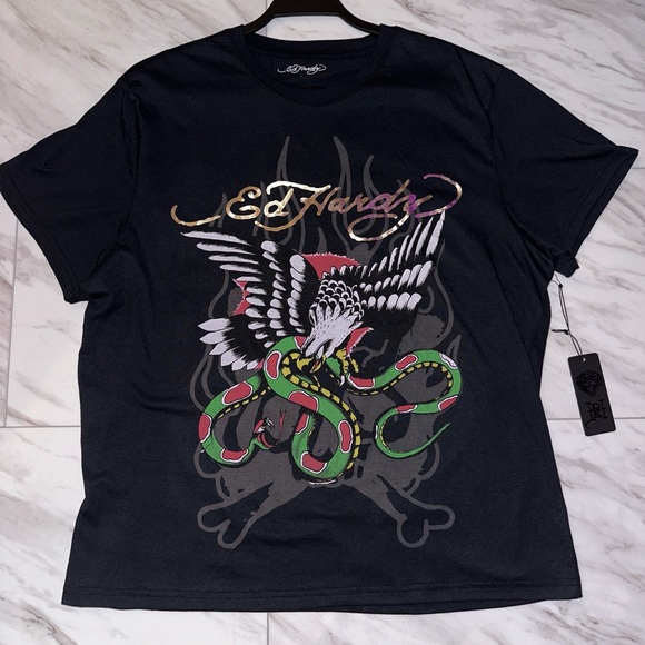 Men’s Large Ed Hardy T-Shirt - Picture 1 of 3